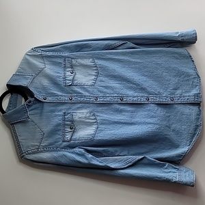 Mossimo Supply Co button-down denim shirt